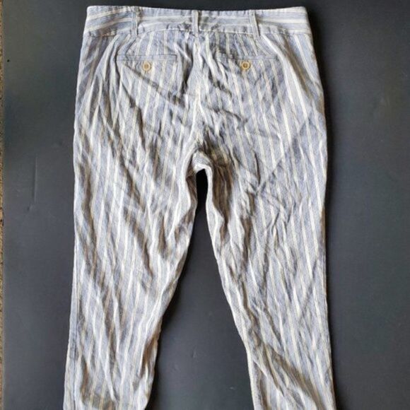 Loft Striped Ankle Cut Pants - Picture 7 of 9